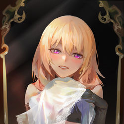 This is a pixiv picture whose title is 病娇初华.