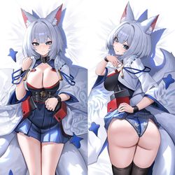This is a pixiv picture whose title is 加賀.
