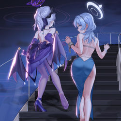 This is a pixiv picture whose title is ブルーアーカイブ.