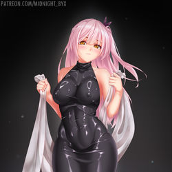 This is a pixiv picture whose title is Latex dress.