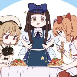 This is a pixiv picture whose title is お昼ご飯.