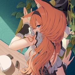 This is a pixiv picture whose title is 無題.