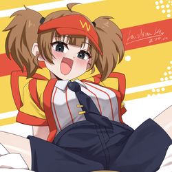 This is a pixiv picture whose title is いまだけダブチ食べ美.