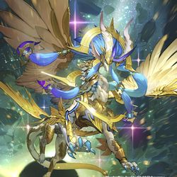 This is a pixiv picture whose title is カードファイト!!ヴァンガード『聖竜ガブエリウス』.