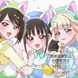 This is a pixiv picture whose title is 猫メイド屋敷.