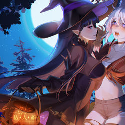 This is a pixiv picture whose title is Happy Halloween.