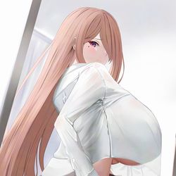 This is a pixiv picture whose title is 違和感に気づきマリアちゃん.