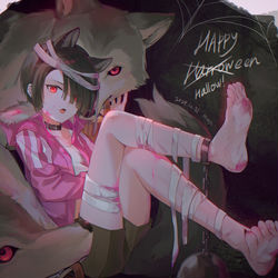 This is a pixiv picture whose title is ハッピーハロウィン🐺.