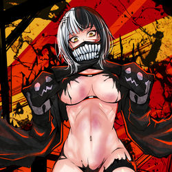 This is a pixiv picture whose title is シオリ VS オリー ホロウィンファイト.