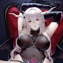 This is a pixiv picture whose title is シャイニング【サキュバスコス】.