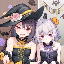 This is a pixiv picture whose title is お菓子かイタズラか？！.