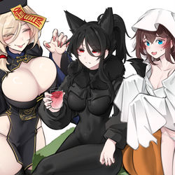 This is a pixiv picture whose title is Halloween Squad!.