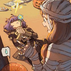 This is a pixiv picture whose title is Trick or Treat..Eh?.