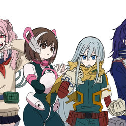 This is a pixiv picture whose title is ヒロアカパロのニーゴ.