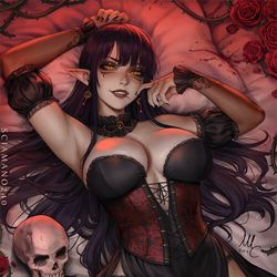 This is a pixiv picture whose title is Valerie Halloween - OC.
