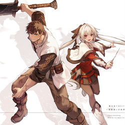 This is a pixiv picture whose title is 【お仕事】パリイBlu-rayBOXイラスト.