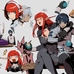 This is a pixiv picture whose title is おもしろ美人騎士ヒュルケンベルグ２.