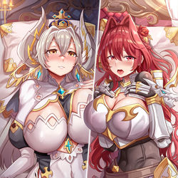 This is a pixiv picture whose title is 子作りしたい母と溺愛されたい娘.