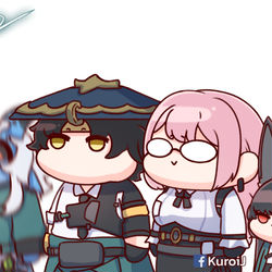 This is a pixiv picture whose title is 🥪👒👓🤏.