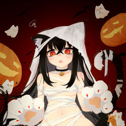 This is a pixiv picture whose title is 万圣节.