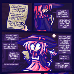 This is a pixiv picture whose title is Halloween Fantasy Night! (TG).