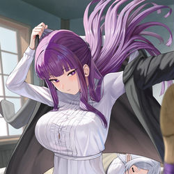 This is a pixiv picture whose title is 98日目, フェルン.