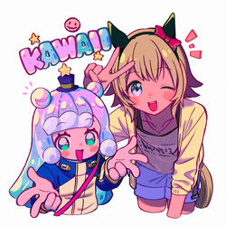 This is a pixiv picture whose title is カレンとぷにる.