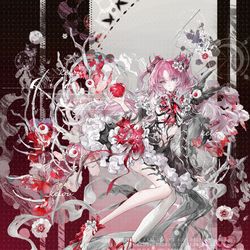 This is a pixiv picture whose title is 花喰祭り.