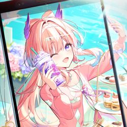 This is a pixiv picture whose title is 💙 📸.