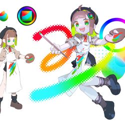 This is a pixiv picture whose title is メディバンちゃん.