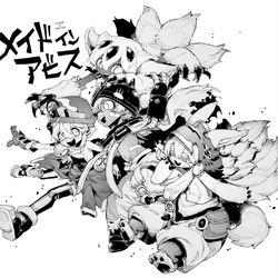 This is a pixiv picture whose title is Made in Abyss.