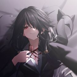 This is a pixiv picture whose title is Kurumi.
