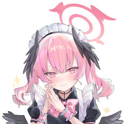 This is a pixiv picture whose title is コハル(メイド).