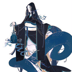 This is a pixiv picture whose title is 清姫.