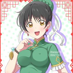 This is a pixiv picture whose title is 恋ちゃんチャイナ服.
