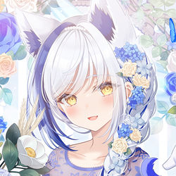 This is a pixiv picture whose title is 【お仕事告知】蒼宮よづり誕生日記念イラスト.