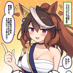 This is a pixiv picture whose title is レジェンドレースの後：シンボリルドルフ(新衣装).