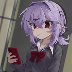 This is a pixiv picture whose title is もしもレミリアと同じ学校に通っていたら33.