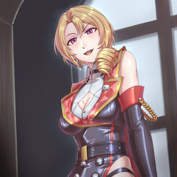 This is a pixiv picture whose title is 母女相談.