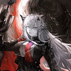 This is a pixiv picture whose title is Lappland Saluzzo (DeCadenza) ❣️.