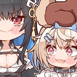 This is a pixiv picture whose title is 👀.