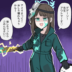 This is a pixiv picture whose title is ケツバット.