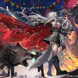 This is a pixiv picture whose title is ラップランド.