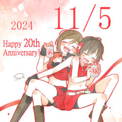 This is a pixiv picture whose title is MEIKO 20th Anniversary🎂🎉.