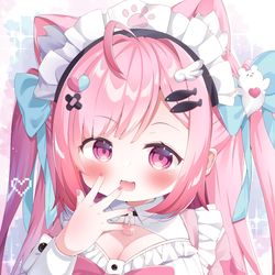 This is a pixiv picture whose title is さくなちゃん🎀🐾.