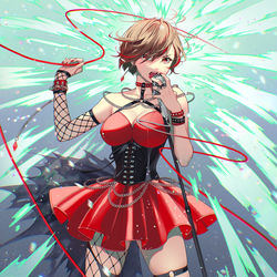This is a pixiv picture whose title is 覚醒のメロディー.