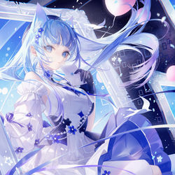 This is a pixiv picture whose title is 【お仕事】とことはの魔法.