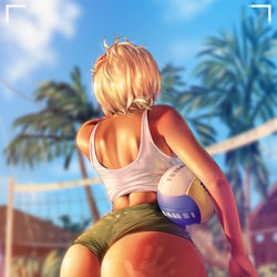 This is a pixiv picture whose title is バレーボール.