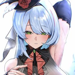 This is a pixiv picture whose title is アイドルのサイズじゃない…….