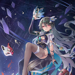 This is a pixiv picture whose title is 薇塔·孑遗千星.